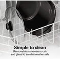 thumbnail image 6 of Stay or Go Portable Slow Cooker with Lid Lock, Dishwasher-Safe Crock, 6-Quart, Black 33261, 6 of 8
