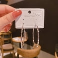 thumbnail image 6 of Summer New Color Texture Ring Stud Earrings Temperament Fashion Personality Light Luxury S925 Silver Needle Earrings, 6 of 11