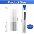 100Pcs 3D PrinterNozzle Cleaning Kit, 0.4mm Needle Cleaner 3D Printing