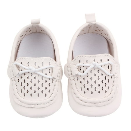 

Kitem 1 Pair Toddler Shoes Soft Wide Application Faux Leather Comfortable Casual First-walking Lofters Baby Accessories