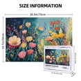 thumbnail image 5 of 1000 PCS Colorful Flower Clusters 1000 Piece Puzzle For Adults,Unique And Beautiful Design,Vintage Style Adults Wooden Jigsaw Puzzles,Great For Relaxation And Display For Puzzle Enthusiast, 5 of 6