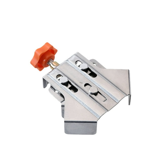 Pince d'Angle en Acier Inoxydable 90 Poignée Réglable Pince d'Angle Réglable Adaptée pour Menuiserie Poche Photo Chevalet de Scie Pliant Pinces de Table de Travail F Pinces Ensemble de Pinces de Barre de Menuiserie 24