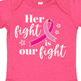 thumbnail image 4 of Inktastic Breast Cancer Awareness Her Fight is Our Fight Boys or Girls Baby Bodysuit, 4 of 5