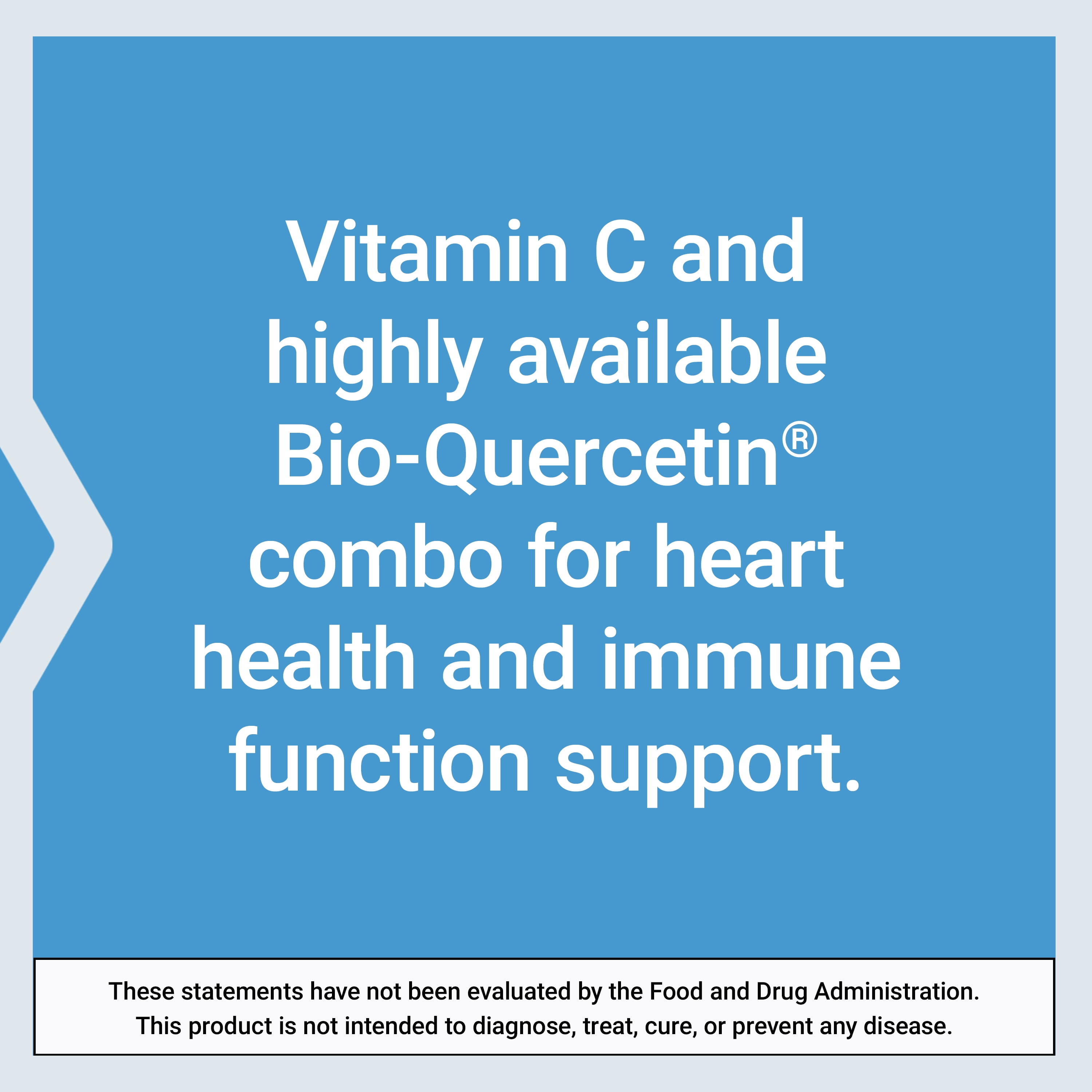 Life Extension Vitamin C and Bio-Quercetin®, cardiovascular health supplement, immune support, highly absorbable, quercetin, vitamin C, gluten free, non-GMO, vegetarian, 250 tablets