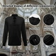 thumbnail image 3 of GYQMBT Men's Lace-Up Costume, Vintage Style, Medieval Retro Costume, Medieval Halloween Costume,Black,L, 3 of 6