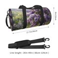 thumbnail image 2 of Fotbe Lilacs Teapot Scenic Painting Bolsa Deportiva de Lona Plegable con Estampado, Bolsa de Gimnasio con Bolsillo Seco/Húmedo, Bolsa de Viaje Ultraligera de Gran Capacidad, 2 of 6