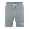 thumbnail image 5 of PEASKJP Mens Solid Trunk Beach Shorts with Compression Liner and Zipper Pocket, Gray XXXL, 5 of 5