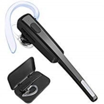 Bluetooth Headset Comexion Ultralight Wireless Bluetooth Earpiece Cell Phones Noise Cancelling Mic Compatible Iphone Android Other Smartphones Black Case Walmart Com Walmart Com