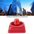 thumbnail image 3 of LED Audible Visual Alarm Strobe Warning Horn 3 Sound Modes Flashing Light Fire Security Horn DC12V 24V, 3 of 5