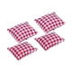 thumbnail image 1 of 4 Uds. De almohadas de muñecas , accesorios de de , decoración de muñecas , simución cuadrícu roja Zulema Miniaturas de casa de muñecas, 1 of 8