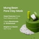thumbnail image 3 of Máscara de arcilla beplain Mung Bean Pore 120 ml para espinillas y espinillas, 3 of 6