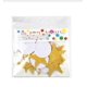 thumbnail image 1 of Nvzi Paquete de 2 guirnaldas de estrellas brillantes de 13 pies para decoración, banderines colgantes brillantes, bodas, cumpleaños, festivales, fiestas, pentagrama dorado, 1 of 4