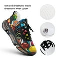 thumbnail image 4 of Pastel Rainbow Lollipop Walking Shoes for Men Woman Lightweight Tennis Fashion Elastic Sports Shoes Cushion Basketball Shoes, 4 of 7