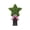 Single Star-19 in, variant on July of 4 Star-Shaped Artificial Topiary Plants, Patriotic Topiary Trees Potted for Outdoor Decor, Garden Green Landscape Decorations for Independence Day Memorial Day