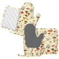 thumbnail image 2 of Set de guantes de cocina MIFSOIAVV de silicona resistentes al calor, 4 piezas, 2 of 7