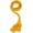 Gold, variant on White Graduation Honor Cord, Tassels