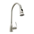 thumbnail image 1 of Cosmo Single-Handle Pull-Down Sprayer Kitchen Faucet with Ceramic Disc Valve in Brushed Nickel, 1 of 6