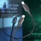 thumbnail image 3 of Matsuzay Cable USB tipo C a USB C para S20 Mi 10 60W PD Cable cargador de carga rápida para USB-C Cable tipo C Teléfono y Comunicación negro 1m, 3 of 6