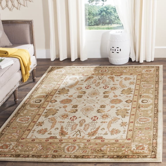 Safavieh Heirloom Cuthbert Oriental Area Rug, Cream/Green, 4' x 5'7"