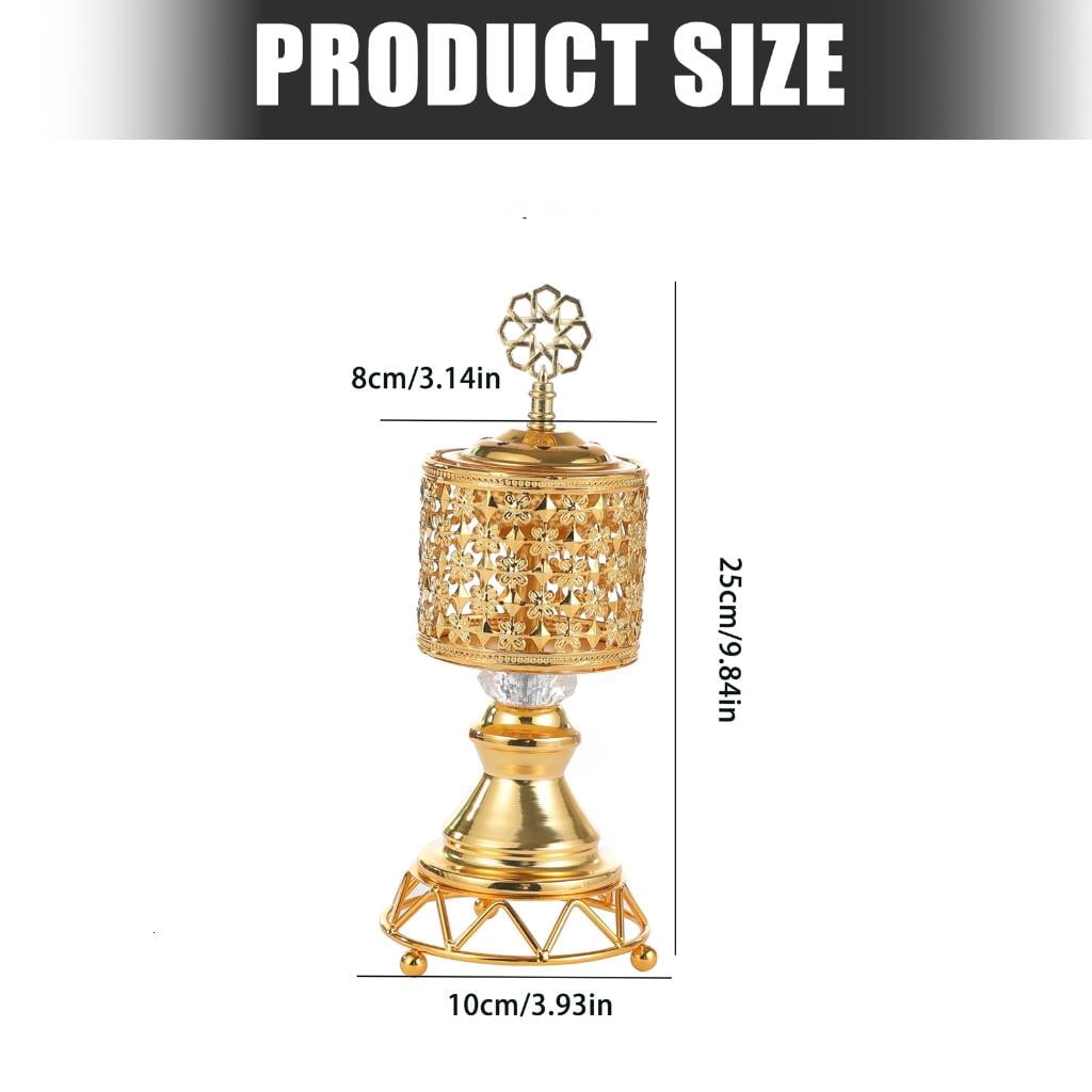 Yihuala Bakhoors Charcoals Incenses Burners Frankincense Metal Incensed Burners Oud,Incensed Stick Decorative Incenses Holder