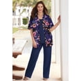 thumbnail image 4 of Catherines Women's Plus Size Timeless Short Sleeve Blouse, 4 of 6