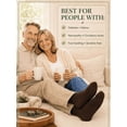 thumbnail image 7 of Comfello Circulatory Diabetic Ankle Socks for Men & Women – 6-Pack – Non-Binding, Extra Wide Moisture Wicking Cotton Socks, 7 of 7