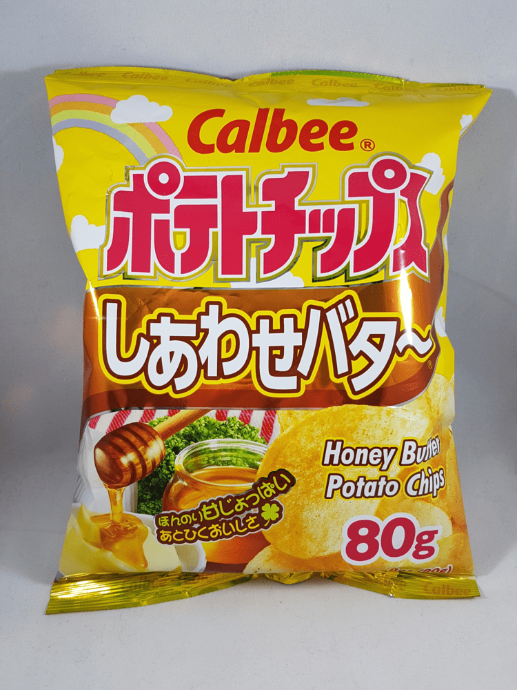 Calbee Honey Butter Potato Chips; 80g; 2 packs