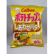 Calbee Honey Butter Potato Chips; 80g