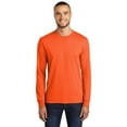 thumbnail image 2 of Port & Company Tall Long Sleeve Core Blend Tee - PC55LST Safety Orange | 5.5 Oz Size - XLT | Buy from PORT & COMPANY, 2 of 7
