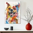 thumbnail image 5 of Bohemian Dog Canvas Wall Art Prints,Watercolor Dog Art Canvas Painting Poster,Pet Canvas Painting Puppy Artwork 8x12 inches, 5 of 6