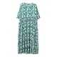 thumbnail image 2 of Nuevo vestido de lino de algodón para mujer de moda con cuello en O bolsillos de manga corta co Irfora Vestido de mujer, 2 of 7