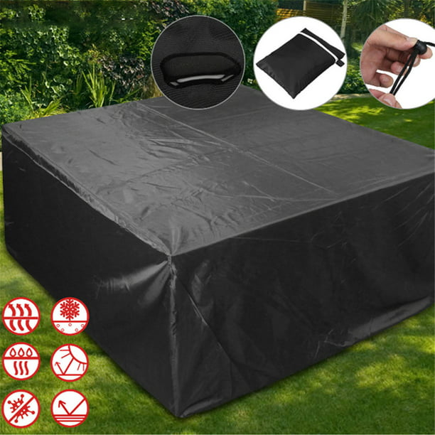 Waterproof Garden Patio Furniture Covers for Rattan Table Cube Seat