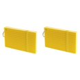 thumbnail image 2 of 2 Pcs Ruled Index Cards 3x5, 50 Count Flash Cards with Rings and Cover, Note Cards Lined for Home, Office Study, Notes & Memory(Multicolor), Yellow, 2 of 7