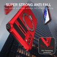 thumbnail image 4 of for Samsung Galaxy S20 FE Case [Compatible with MagSafe] [Military-Grade Protection], Shockproof Protective Slim Invisible Kickstand Car Mount Magnetic Armor Cover, Red, 4 of 10