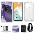 thumbnail image 6 of BLU G64L G0991WW 6.8" HD+ Infinity 128GB Dual-SIM 4G LTE GSM Smartphone, Unlocked, Purple, 6 of 6