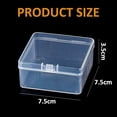 thumbnail image 2 of Dinheiro 8 Piezas Contenedores de Almacenamiento de Cuentas de Plástico Transparente Caja Organizadores de Cajones con Tapa para Tarjetas de Cuentas y Otros Accesorios de Manualidades, 2 of 5