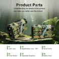 thumbnail image 2 of PEAKPULSE 1300 Yards Laser Range Finder for Hunting Waterproof 6X Rangefinder Height Angle Horizontal Distance Meter for Hiking, 2 of 10