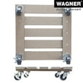 thumbnail image 5 of Wagner design yourself 11.4" Taupe Wood Plastic Composite Square Plant Caddy, 5 of 6