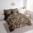 thumbnail image 3 of Feelyou Branches Plant Adult Twin Bedding Sets 7pcs, Autumn Maple Leaf Comforter Set, 3 of 8