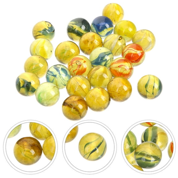 UPOUART Assorted Glass Marbles for Durable Colored Rolling Beads with High Grade Material