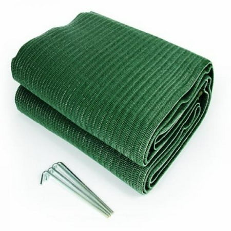 Camco 42880 Reversible Awning Leisure Mat 6 X 9 Green
