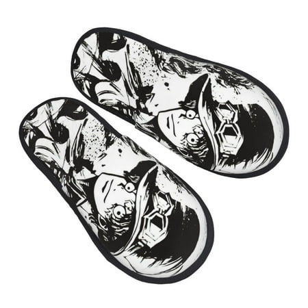 

Mera-mera Fruit Sabo Mens Clog Furry Slippers Indoor House Shoes