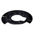 thumbnail image 4 of CarLights360 For Mercury Mountaineer 2006 07 08 09 2010 Brake Backing Plate Rear, Passenger Side | Steel | Disc Brake Type | Black Color | 295 Millimeters Diameter | 6 Mounting Hole | For 6L2Z2C028AA, 4 of 5