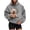 Gray, Black, Pink, variant on Pet Pouch Hoodie, Cuddle Hoodie with Kangaroo Pocket for Small Pets, Cozy Pet Carrier Sweatshirt for Cats and Small Dogs