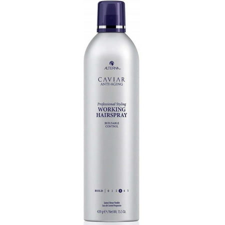 Alterna Caviar Anti-Aging Professional Styling Working Hairspray, Flexible Hold, 15.5-Ounce