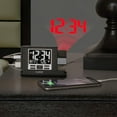 thumbnail image 6 of La Crosse Technology 616A-56647-INT Travel Projection Alarm with Fold Out Stand, Black, 6 of 7