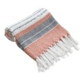 thumbnail image 2 of Hand Woven Cotton Rustic Throw Blankets - All Season Comfort with Tassels (Set of 2, 50x60 inches), 2 of 5