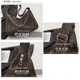 thumbnail image 6 of Entchin Slouchy Hobo Bag for Women, PU Leather Crossbody Shoulder Purse with Adjustable Strap, Soft Vegan Leather Handle Handbag, Casual Everyday Travel Work Bag,Coffee, 6 of 6