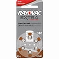 thumbnail image 3 of Rayovac Extra Size 312, 60 Hearing Aid Batteries, Made in the USA w/ Battery Holder, 3 of 4