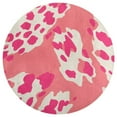 thumbnail image 3 of Leopard Print Pattern Washable Round Rug -Circle Area Rugs for Nursery Bedroom, Vintage Non Slip Non Shedding Low Pile Carpet for Living Room Coffee Table Entryway, 3 of 6